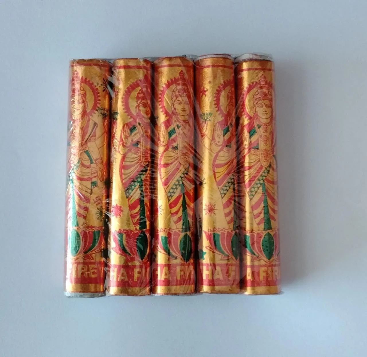 4' LAKSHMI GOLD CRACKERS