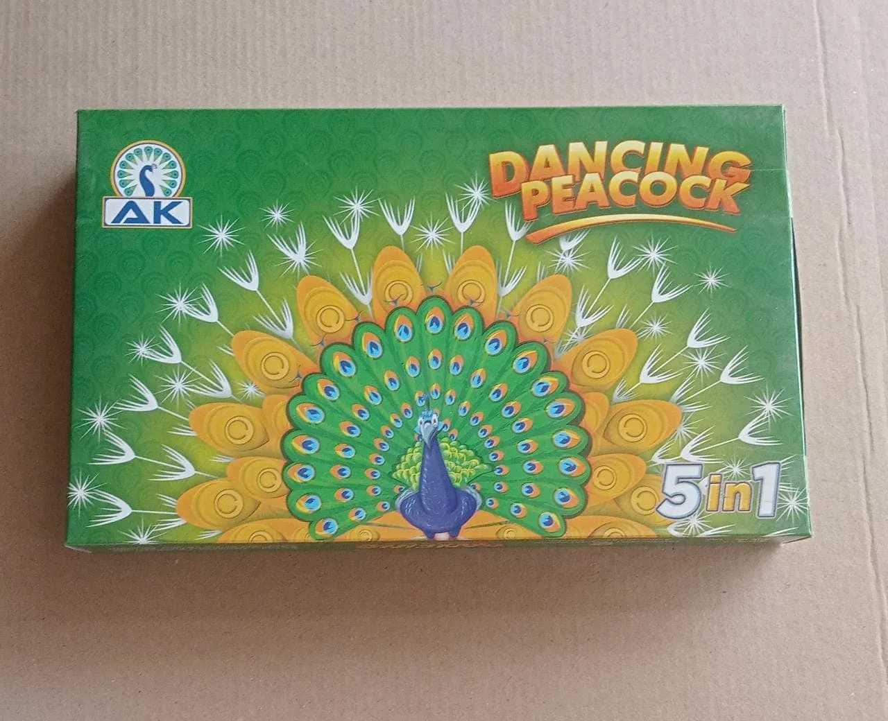DANCING PEACOCK 5 FEATHER (1 PCS)